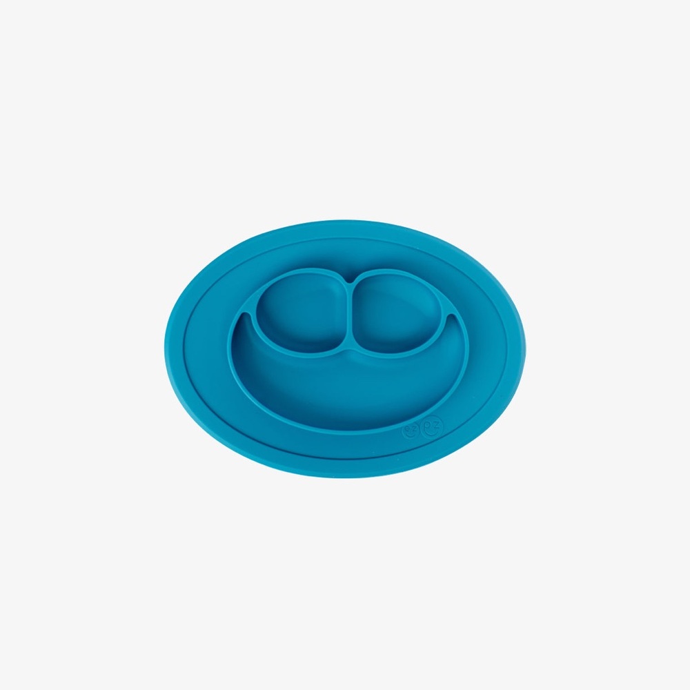 EZPZ l Mini Mat l Suction Plate + Placemat in Onel Color:Blue